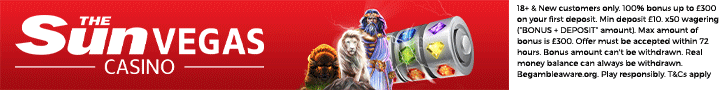 The Sun Vegas Banner