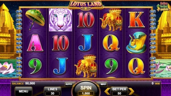 Lotus land slots game image
