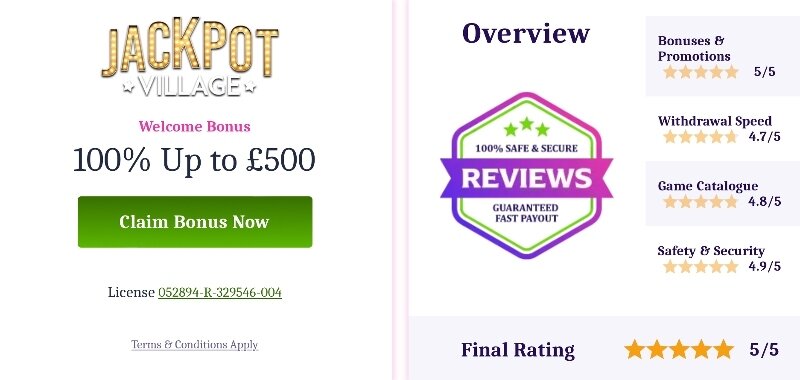 Online casino payment methods Jackpot Village